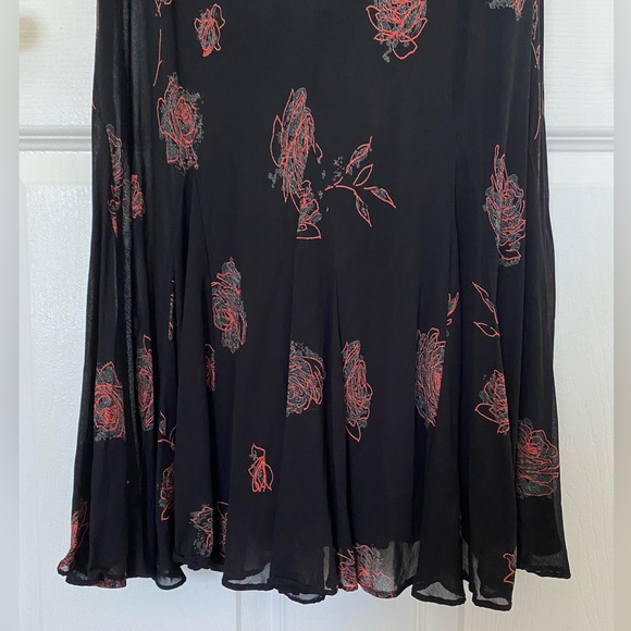 Evan Picone Vintage High Neck Sleeveless Floral Dress US 8/ M - Picture 4 of 5